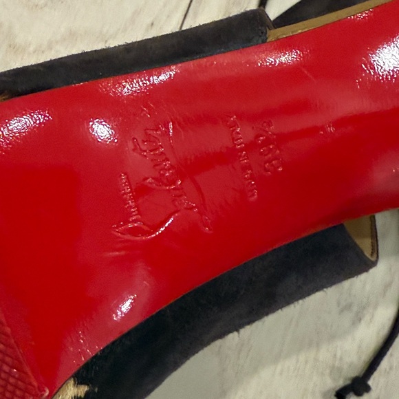 Christian Louboutin Campanina 120 Pumps Heels Size 39.5 - Picture 7 of 12